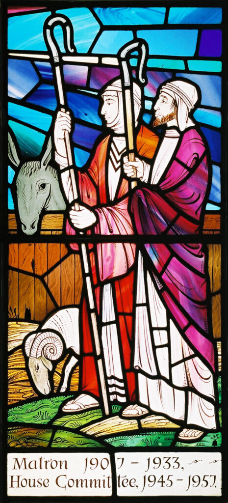 ステンドグラス 羊飼い